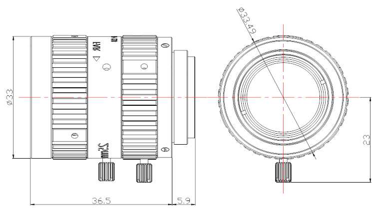 Low Distortion FA Fixed Focal Optical Lens